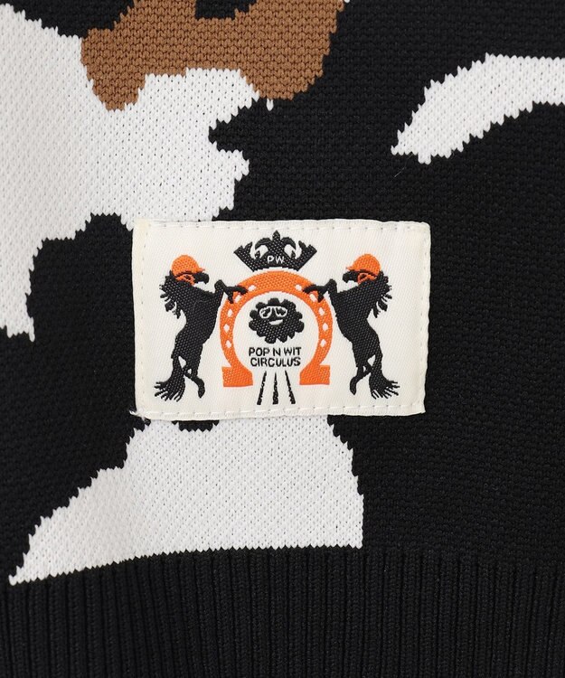 PW CIRCULUS 【MEN】ピント柄ニット カーキ系5