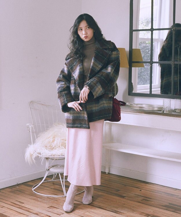 earth music&ecology ＯＲｉｅｎｔａｌ　ＴＲａｆｆｉｃ　フェイクスエードショート Beige