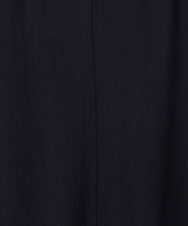 組曲 【先行予約】【WEB限定】シアーリンクルクロス フリル襟ブラウス ネイビー系