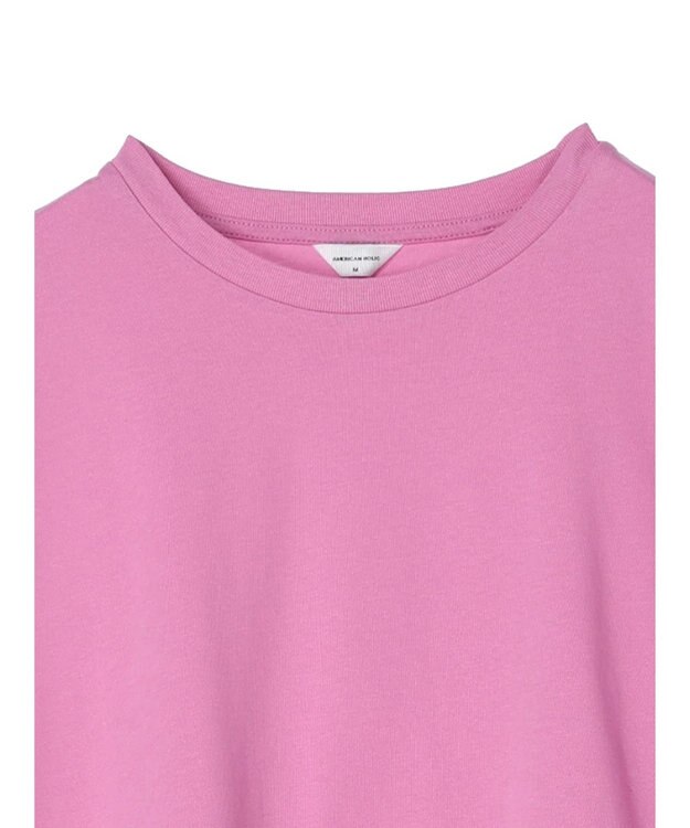 AMERICAN HOLIC 抗菌防臭ラウンドテールカットプルオーバー Pink