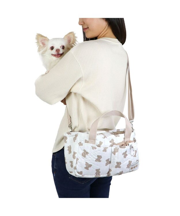 PET PARADISE ペットパラダイス お散歩 バッグ ショルダー 《くま》 くま