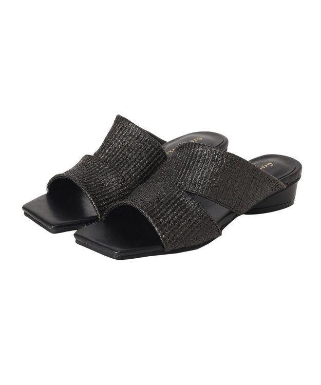 Green Parks サイドオープンサマーミュール Black