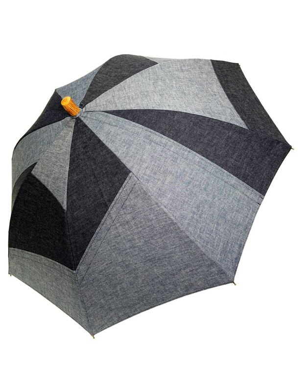+RING 【プラスリング】【限定/日本製】岡山デニム 晴雨兼用長傘 52cm SR452 MIX 紺