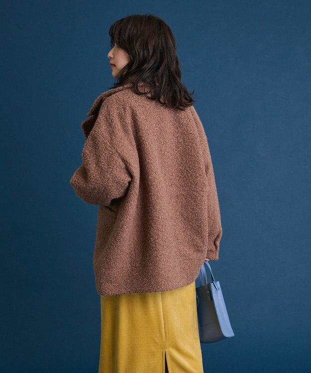 Green Parks ブークレＰコート Mocha