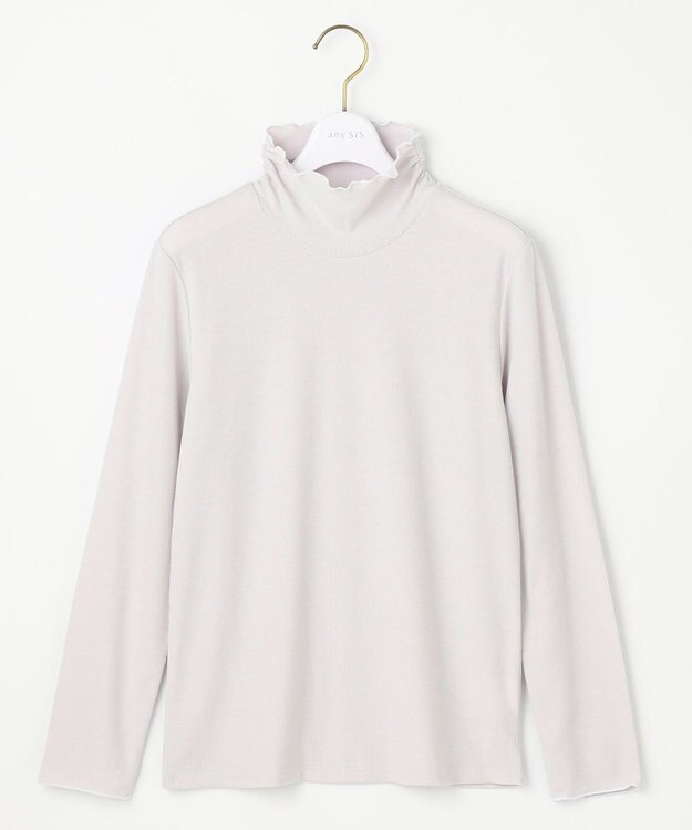 ANY SIS 【洗える】シアーリブ インナー ライトグレー