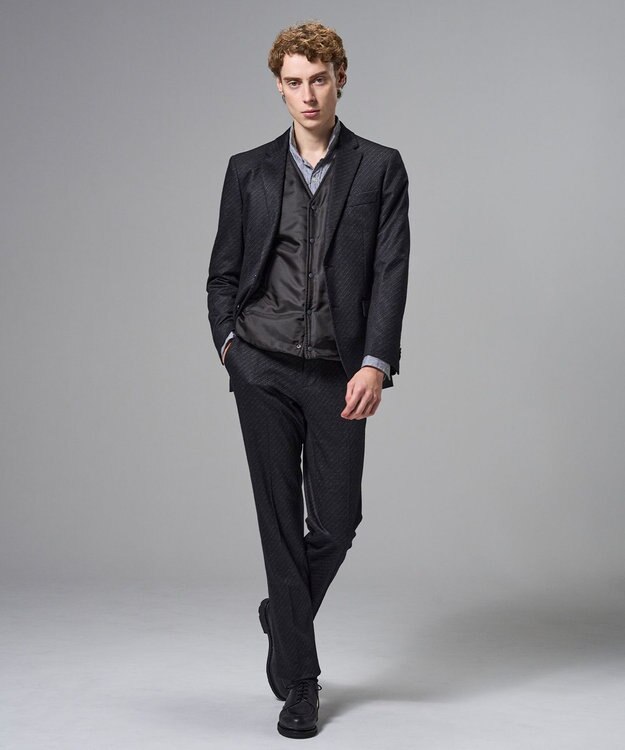 JOSEPH HOMME 新素材【セットアップ対応 / ストレッチ】スロープドビージャージー　ジャケット グレー系