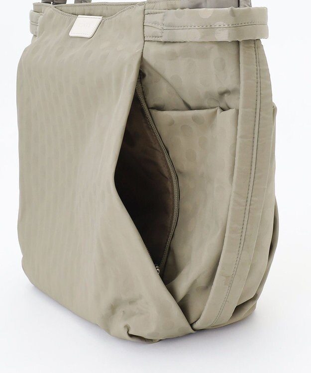 Y'SACCS ドットジャカード2WAYリュックサック グレージュ