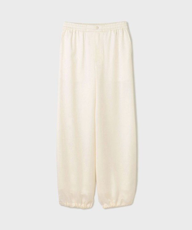 GRACE CONTINENTAL チンツサテンパンツ キナリ