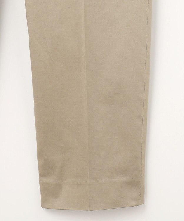 組曲 【WEB限定】サテンストレッチ クロップドパンツ モカベージュ系