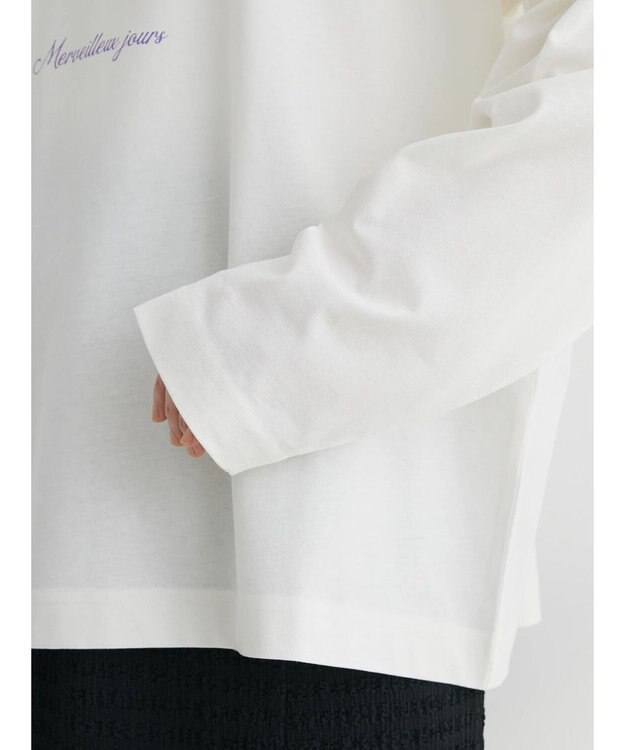 Green Parks オーバーサイズロゴチュニック Off White