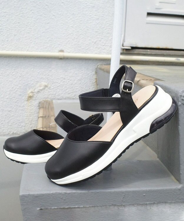 Pointer 日本製 本革スポーツサンダル ブラック