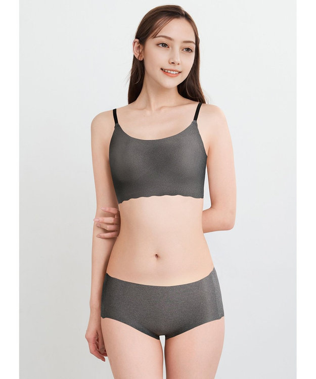 WACOAL 【GOCOCi ゴコチ】 ショーツ はきこみ丈あさめ まるでつけていないようなはきごこち ムレにくい フラット仕上げ CGG220とペア CGG510とペア PGG110 /ワコール グレー