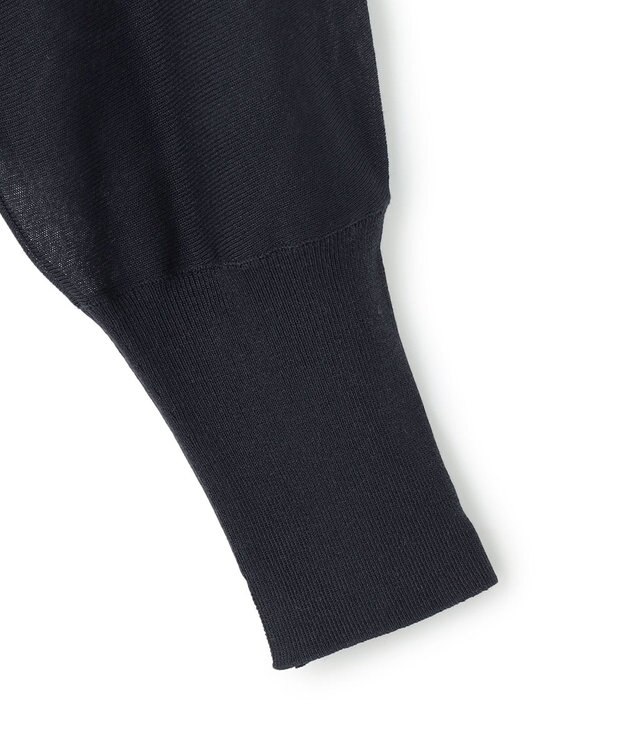 23区 L 【先行予約/WEB&一部店舗限定カラーあり】シャイニーシアー ドルマンスリーブ カーディガン [WEB&一部店舗限定]ネイビー系