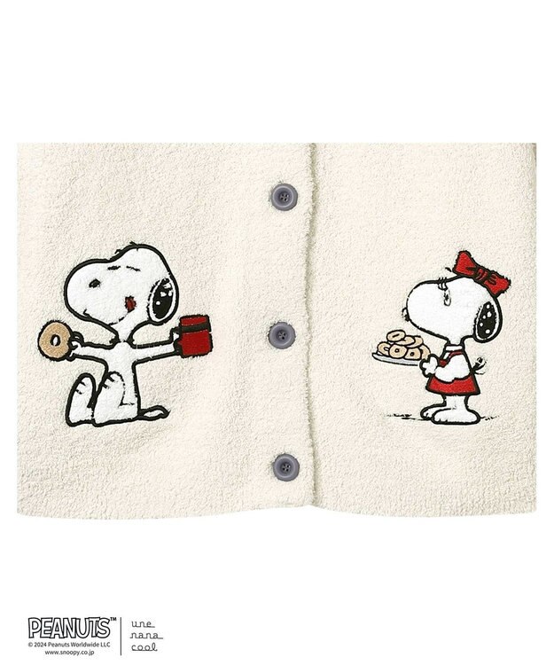 une nana cool 【スヌーピー】PEANUTS × une nana cool カーディガン SNOOPY CR
