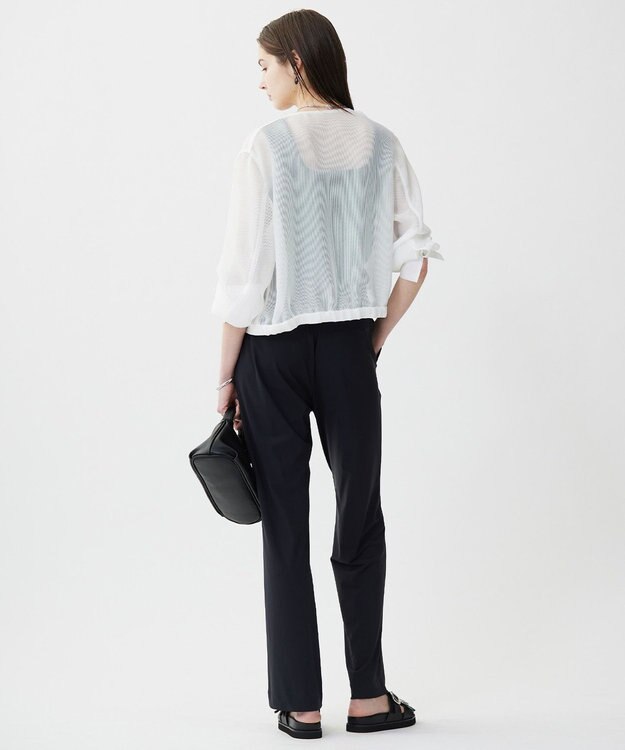 ICB L 【WEB限定カラーあり・UVカット・接触冷感・速乾】マットスキューバ セミワイドパンツ ブラック系