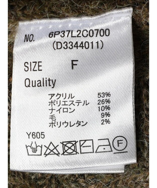 Green Parks ・Ｐｅｔｉｔ　Ｆｌｅｕｒ　ハーフＺＩＰニット Brown