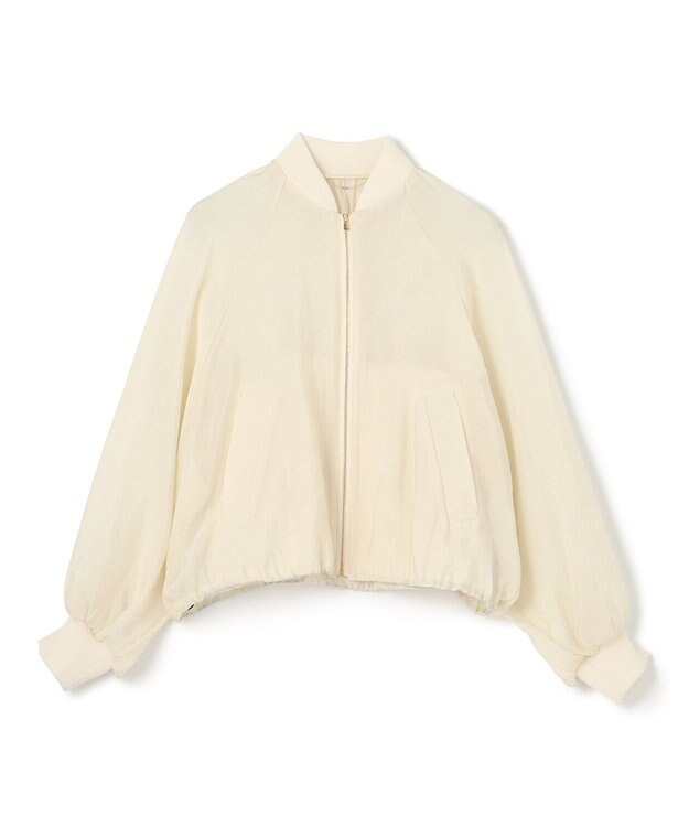 BEIGE， NINA / タフタブルゾン Ecru