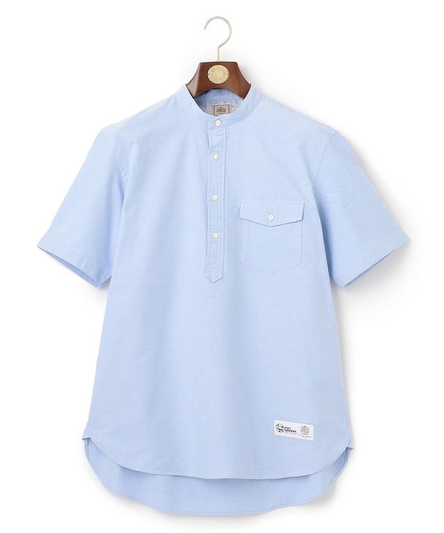 J.PRESS MEN Reyn spooner×J.PRESS リバースプリント プルオーバー サックスブルー系