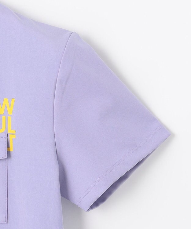 PW CIRCULUS 【WOMEN】【ストレッチ/UVケア】ポケット モックネック シャツ ゴルフウェア レディース ラベンダー