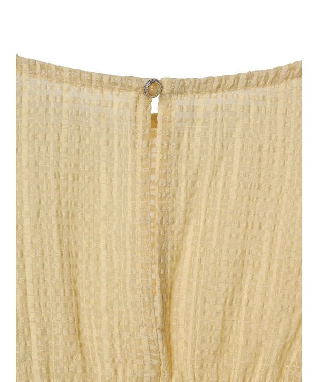 Green Parks ・ＥＬＥＮＣＡＲＥ　ＤＵＥ　シャドーチェックブラウス Yellow