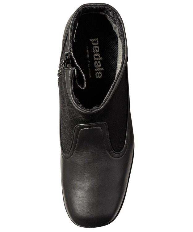 ASICS WALKING ペダラウォーキングシューズ 3E ヒール高3.5cm ブラック系