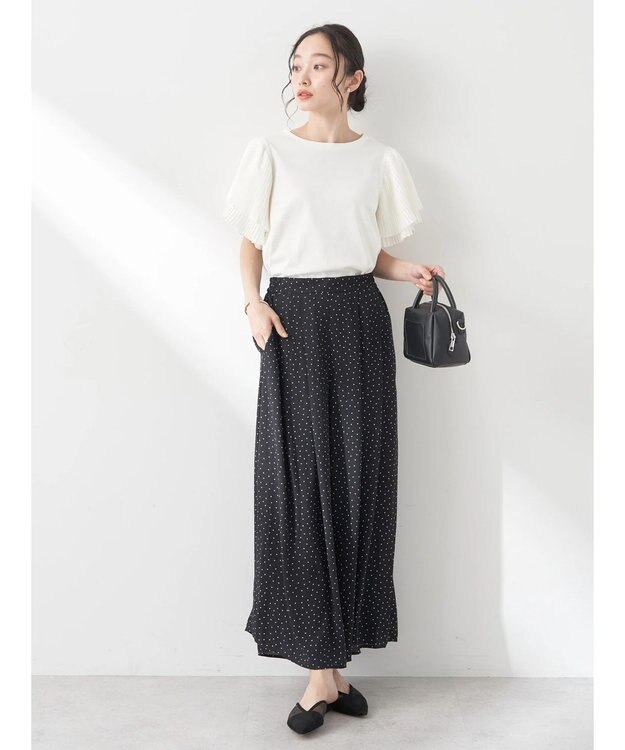 earth music&ecology 選べる丈スカーチョ Dot