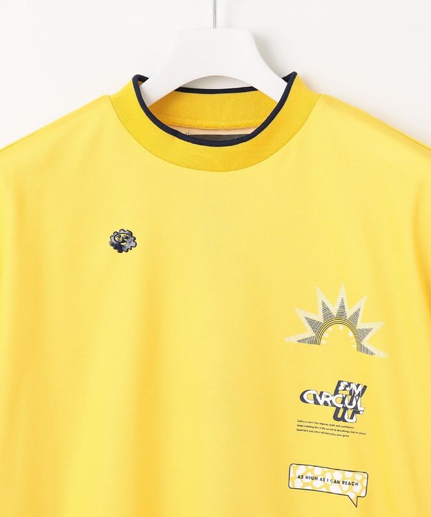 PW CIRCULUS 【UVカット / 吸水速乾】【MEN】グラフィティ モック T イエロー系