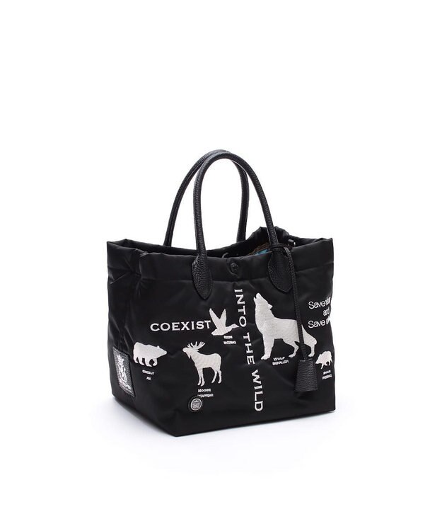 A.D.M.J. 【ナイロン】キューブトート25cm(Dカン＋) BLACK