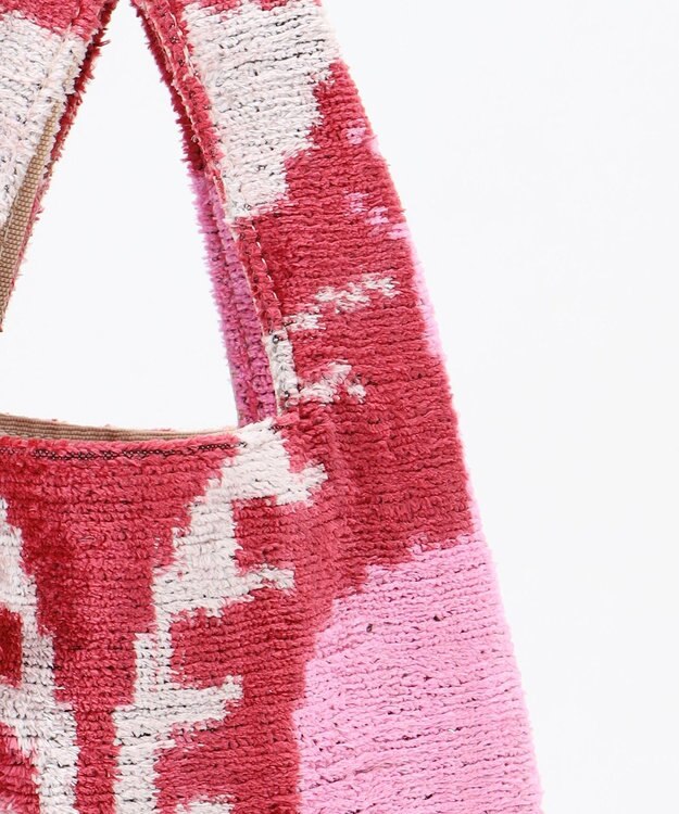 GRACE CONTINENTAL Kilim ARTS キリムマルシェバッグ ピンク