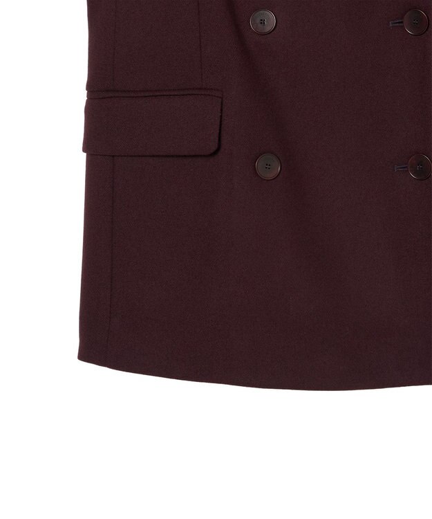 JOSEPH フランネルストレッチ　ジャケット Maraschino