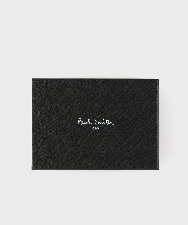 Paul Smith ブライトストライプトリム パスケース ブラック