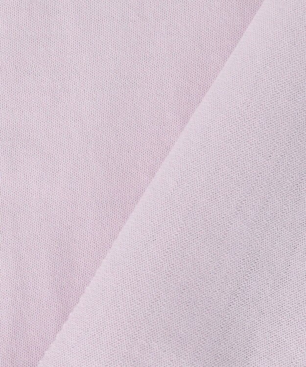 BEIGE， JULIE / コットンシルク クルーネックカーディガン Lilac