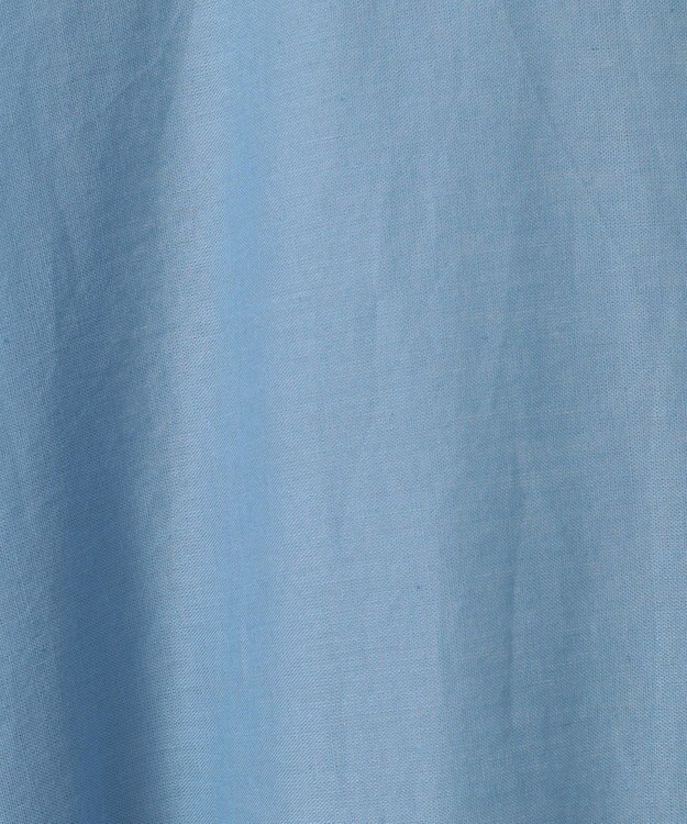 earth music&ecology コットンボイルギャザーシャツ Sax