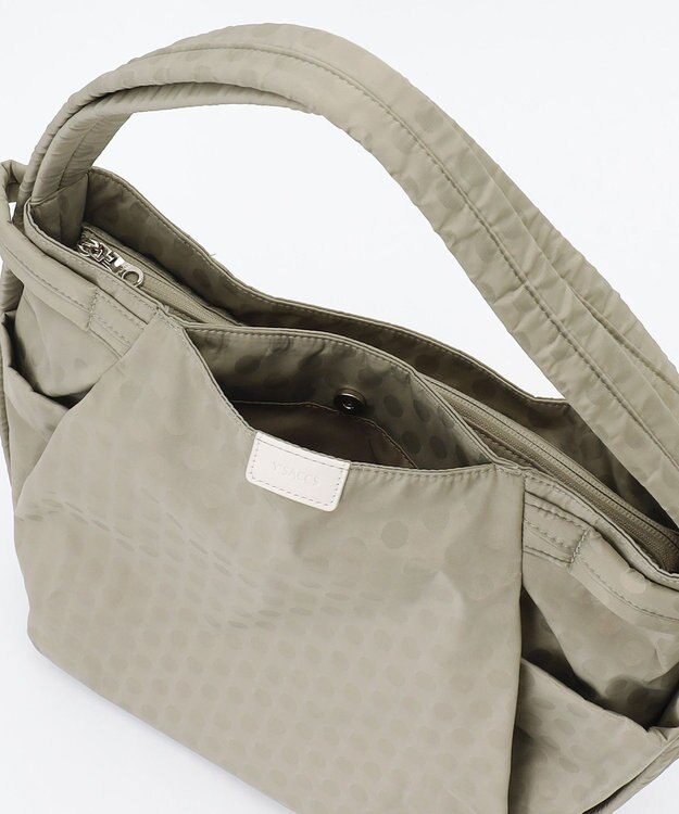 Y'SACCS ドットジャカード2WAYリュックサック グレージュ