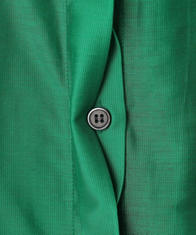 UNFILO ライトシアー クロップドシャツ グリーン