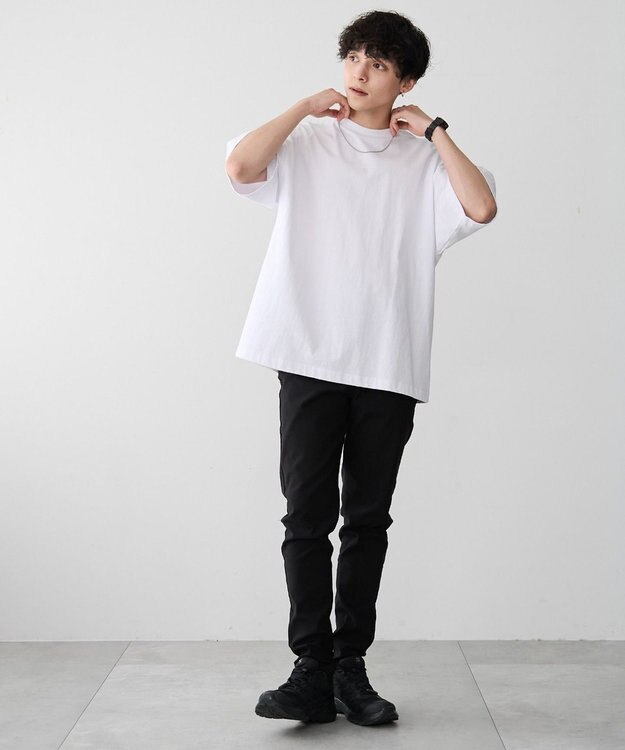 WEGO 【新色ブラックソノタは接触冷感/ユニセックス着用ITEM/ストレッチ/SMLXLサイズ展開】スキニーパンツ ブラック