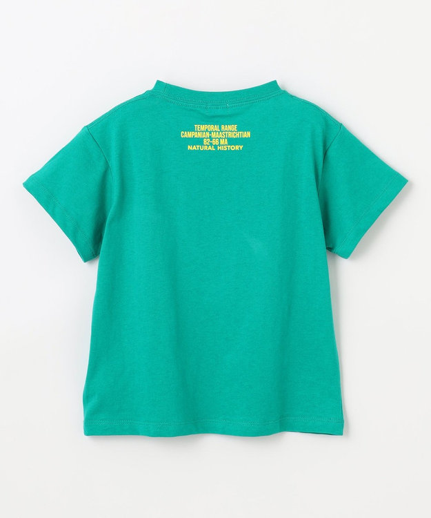 ANY KIDS 恐竜プリント 半袖 Tシャツ グリーン（モササウルス）