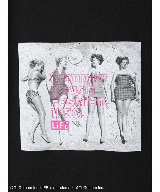 Green Parks ＬＩＦＥ　フォトプリントＴシャツ Black