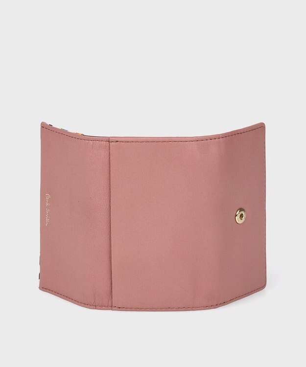 Paul Smith マーガレットプリントトリム キーケース ピンク