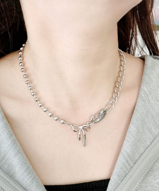 WEGO Lカラビナモチーフネックレス 柄3