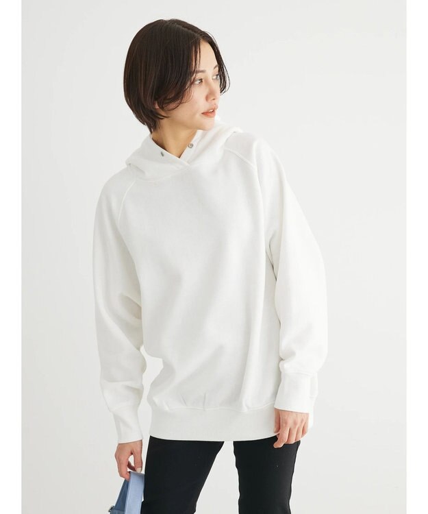 Green Parks 裏起毛裏毛パーカー Off White