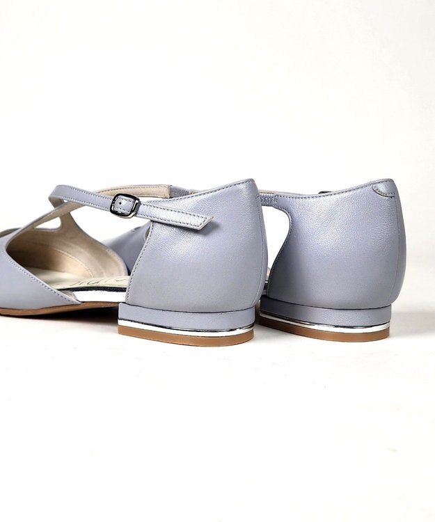 Dominic3 クロスストラップ セパレートパンプス ブラック