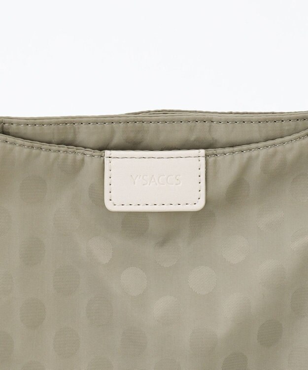 Y'SACCS ドットジャカード2WAYリュックサック グレージュ