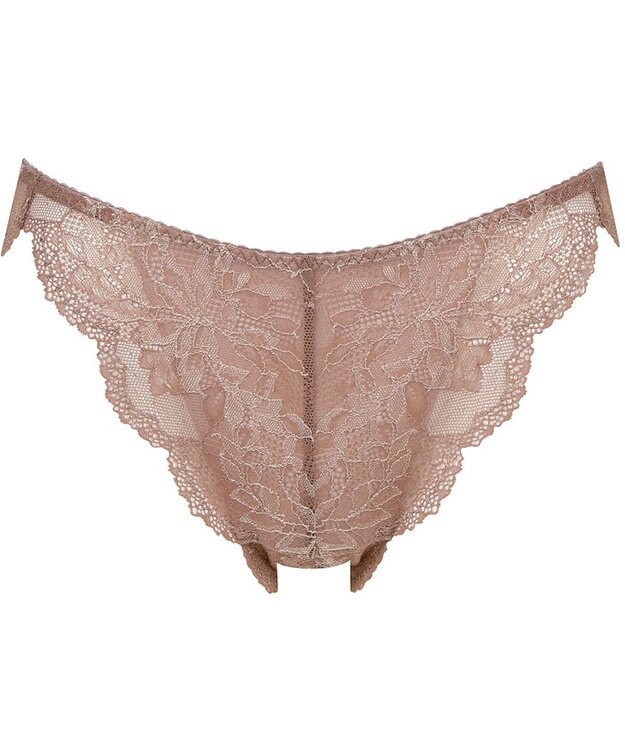 Wing Wing Lesiage 【1000シリーズ】 ペアショーツ Tバック はきこみ丈あさめ PF1002 ウイング／ワコール ブラウン