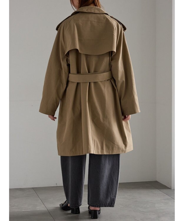 Te chichi オーバーサイズトレンチコート《2025Autumn catalog vol.2 item》 ベージュ
