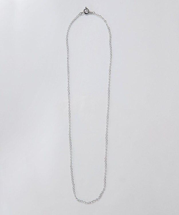 Phoebe 【金属アレルギー対応】スリークオーバルチェーンネックレス/サージカルステンレス シルバー