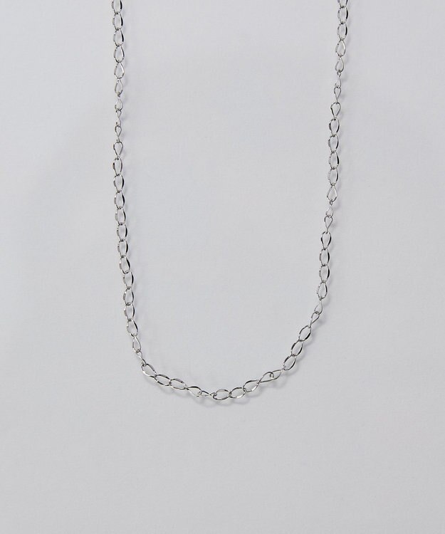 Phoebe 【金属アレルギー対応】スリークオーバルチェーンネックレス/サージカルステンレス シルバー