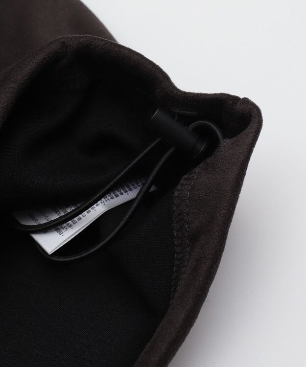 WEGO 【ユニセックス着用ITEM/MLサイズ展開】フェイクスウェードエンボスロゴT（SS） ブラック中濃色