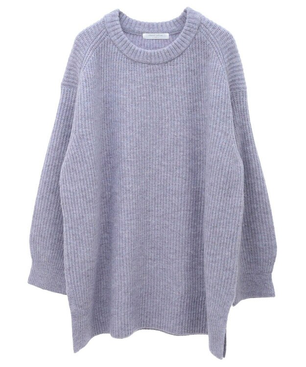 Green Parks ｆｕｗａっと　畦チュニック Deep Purple