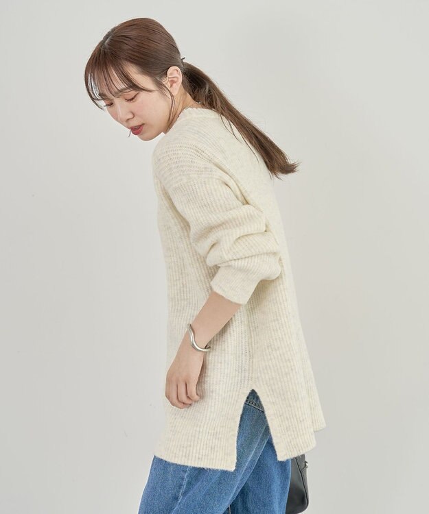 Green Parks ｆｕｗａっと　畦チュニック Off White